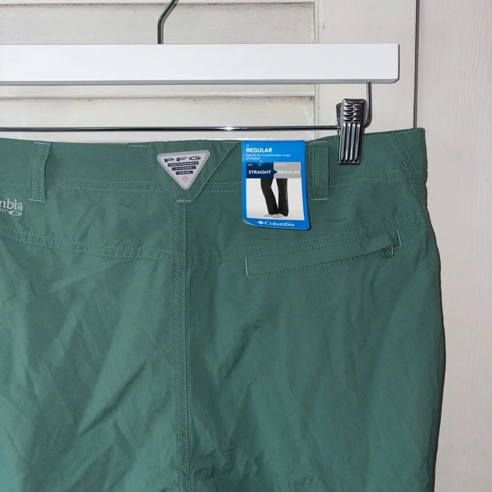 NWT Columbia PFG Omni-Shade UPF Straight Leg Hiking Pants Womens Size 6 Regular - Picture 5 of 6